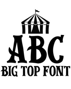 big top font