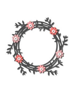 daisy spring wreath