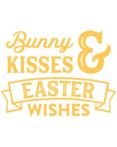 bunny kisses and easter wishes