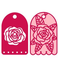 rose gift tags