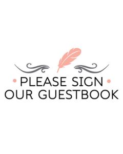 please sign our guest book