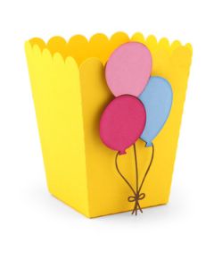 popcorn favor box balloons