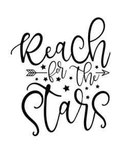 reach for the stars arrow quote