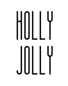 holly jolly ornament words