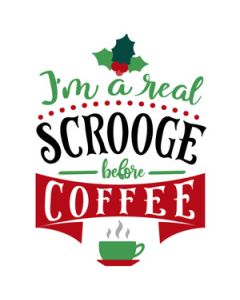 real scrooge before coffee