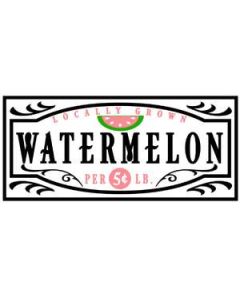 watermelon panel sign