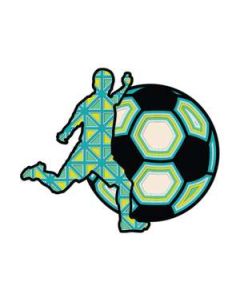 multi layer mandala soccer player