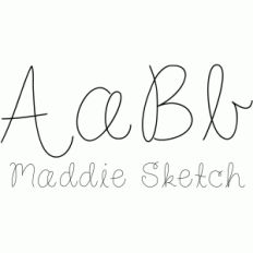 maddie sketch font