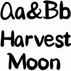 harvest moon font
