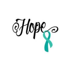 hope with ribbon