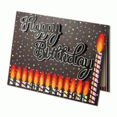 happy birthday candles card