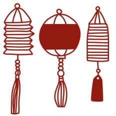chinese lanterns papercut
