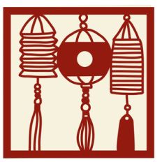 chinese lanterns card