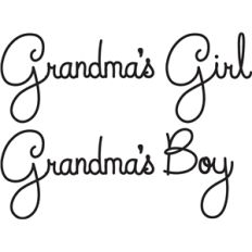 grandma's girl/boy