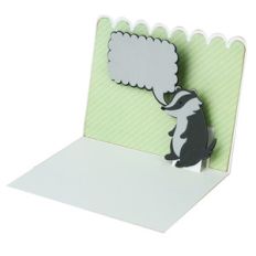a2 popout badger card
