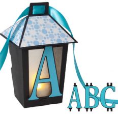 3d lantern banner with a-b-c