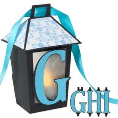 3d lantern banner with g-h-i