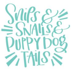 snips and snails and puppy dog tails