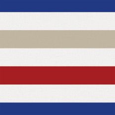 red cream blue stripe pattern