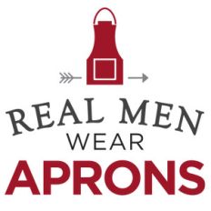real men wear aprons phrase