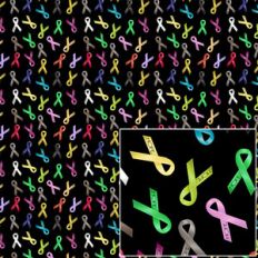awareness ribbons pattern