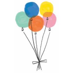 watercolor balloons