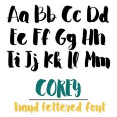 corey font
