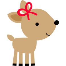 mama reindeer - here comes santa claus