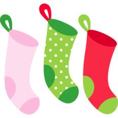 stockings - here comes santa