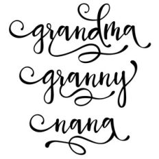 grandma granny nana words