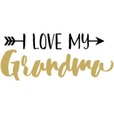 baby t-shirt: i love my grandma