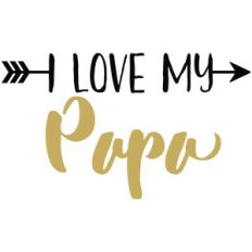 baby t-shirt: i love my papa