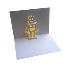 robot popup card