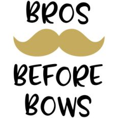 baby t-shirt: bros before bows