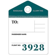 baggage claim ticket