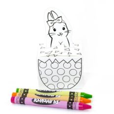 easter bunny coloring box