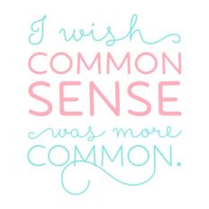 common sense more common