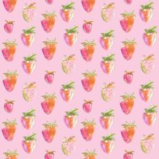 cute painted strawberry pattern