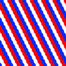 red white and blue striped pattern