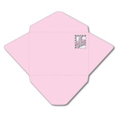 a7 envelope with love you stamp cutout