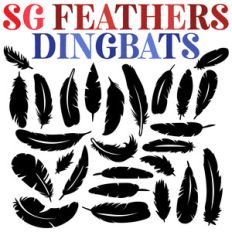 sg feathers dingbats font