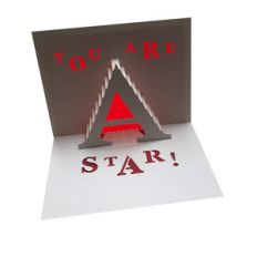 you are a star! popup card