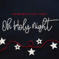 oh holy night font