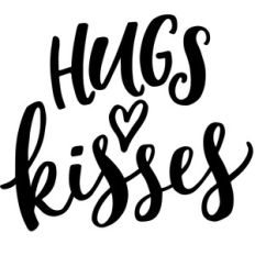 hugs kisses