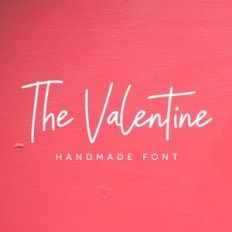 the valentine font