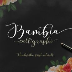 bambia calligraphy