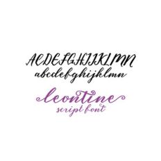 leontine script