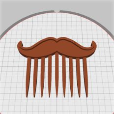 moustache comb