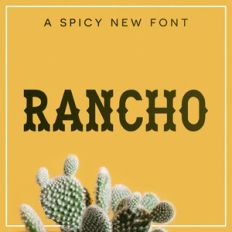 rancho font
