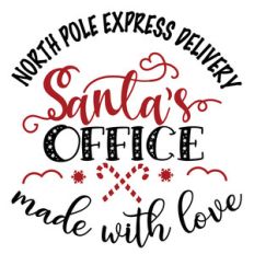 santa's office stamp